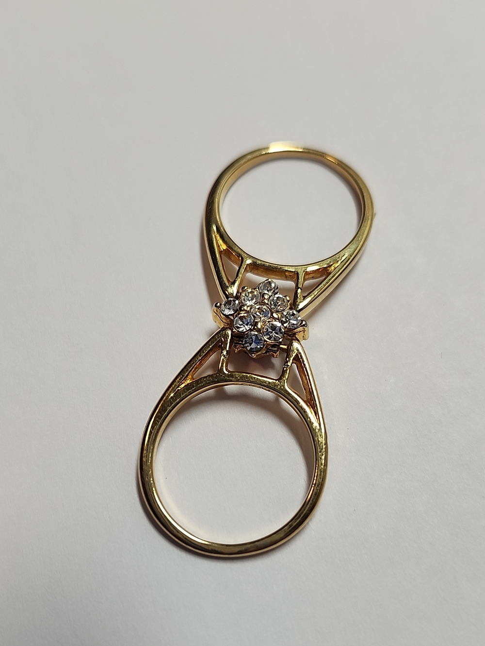 Hobe Vintage Rare Reversible Flip Ring Size 7